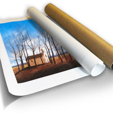 Winter – Archival Canvas Print in a Tube