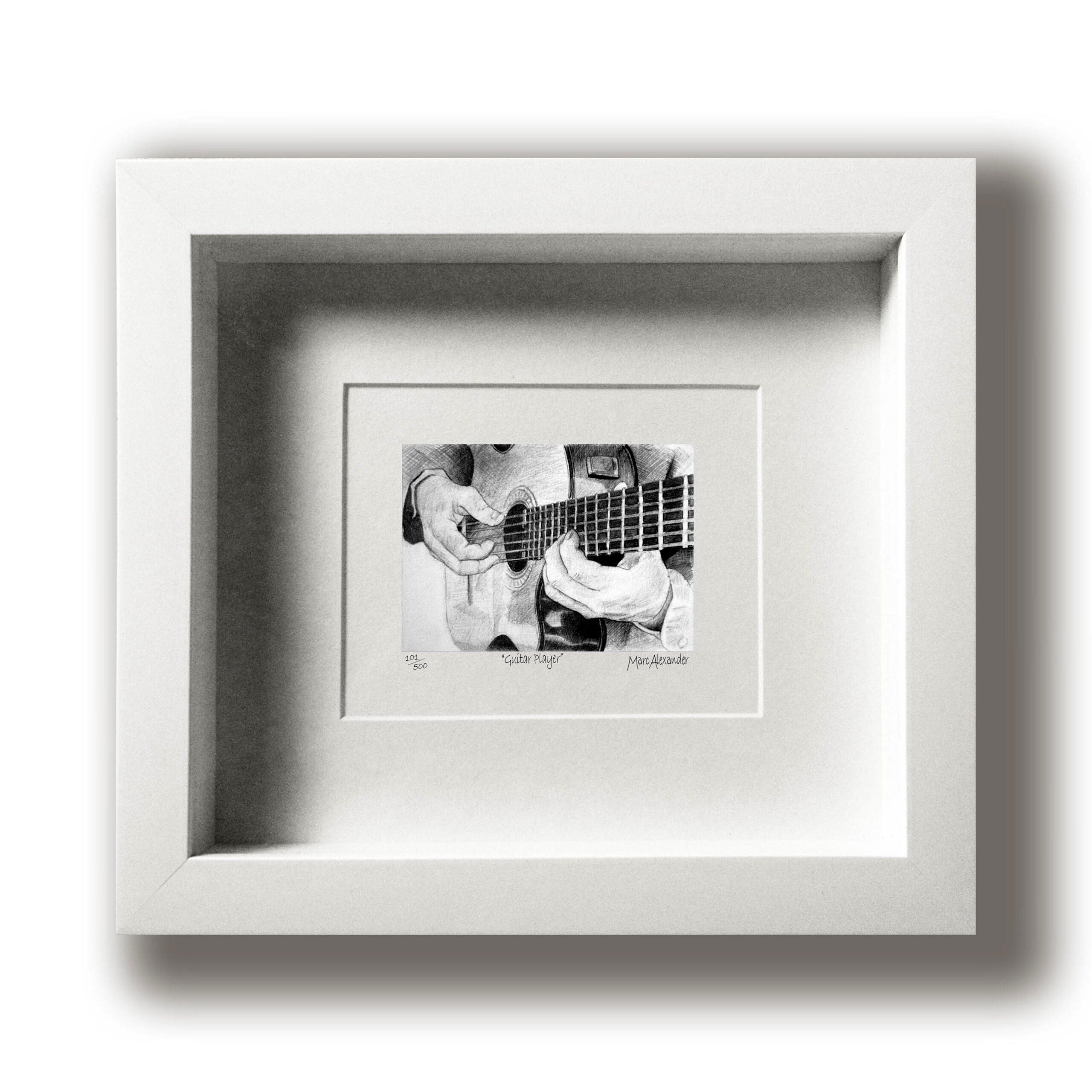 Marc Alerxnder | Guitar Player | Touch Series | Print Framed