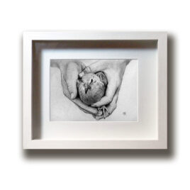 Bird in Hand – Original Drawing