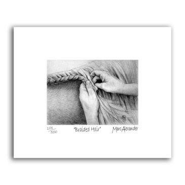 Braiding Hair – Archival Print Unframed