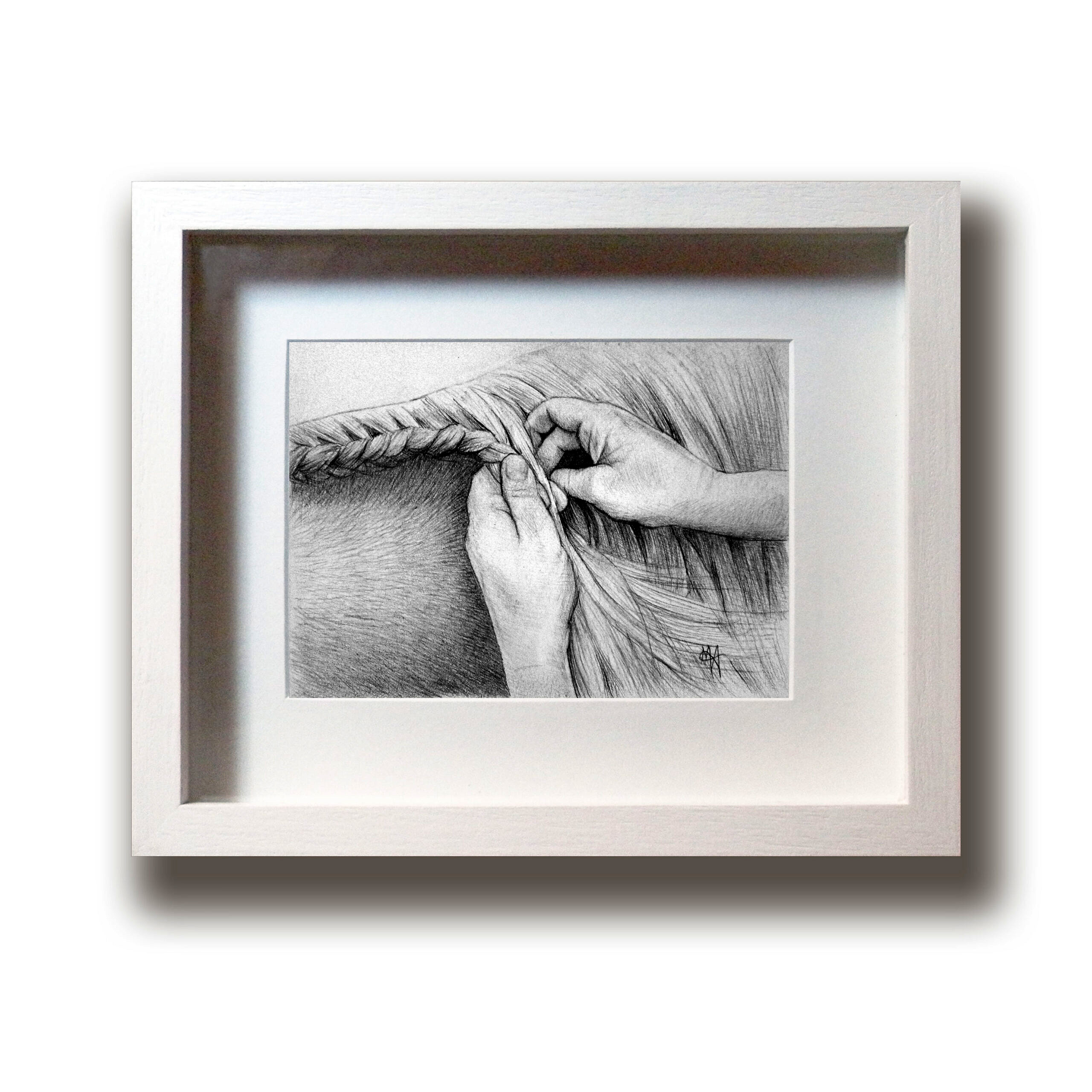 Marc Alexander | Braiding Hair | Touch Seriies | Original Framed