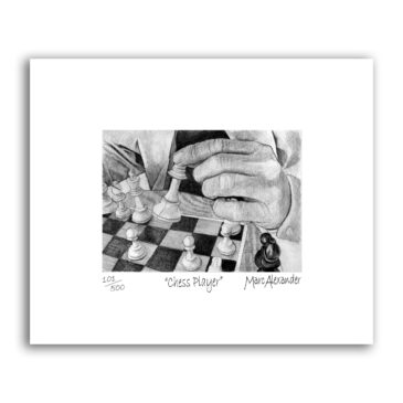 Chess Player – Archival Print Unframed