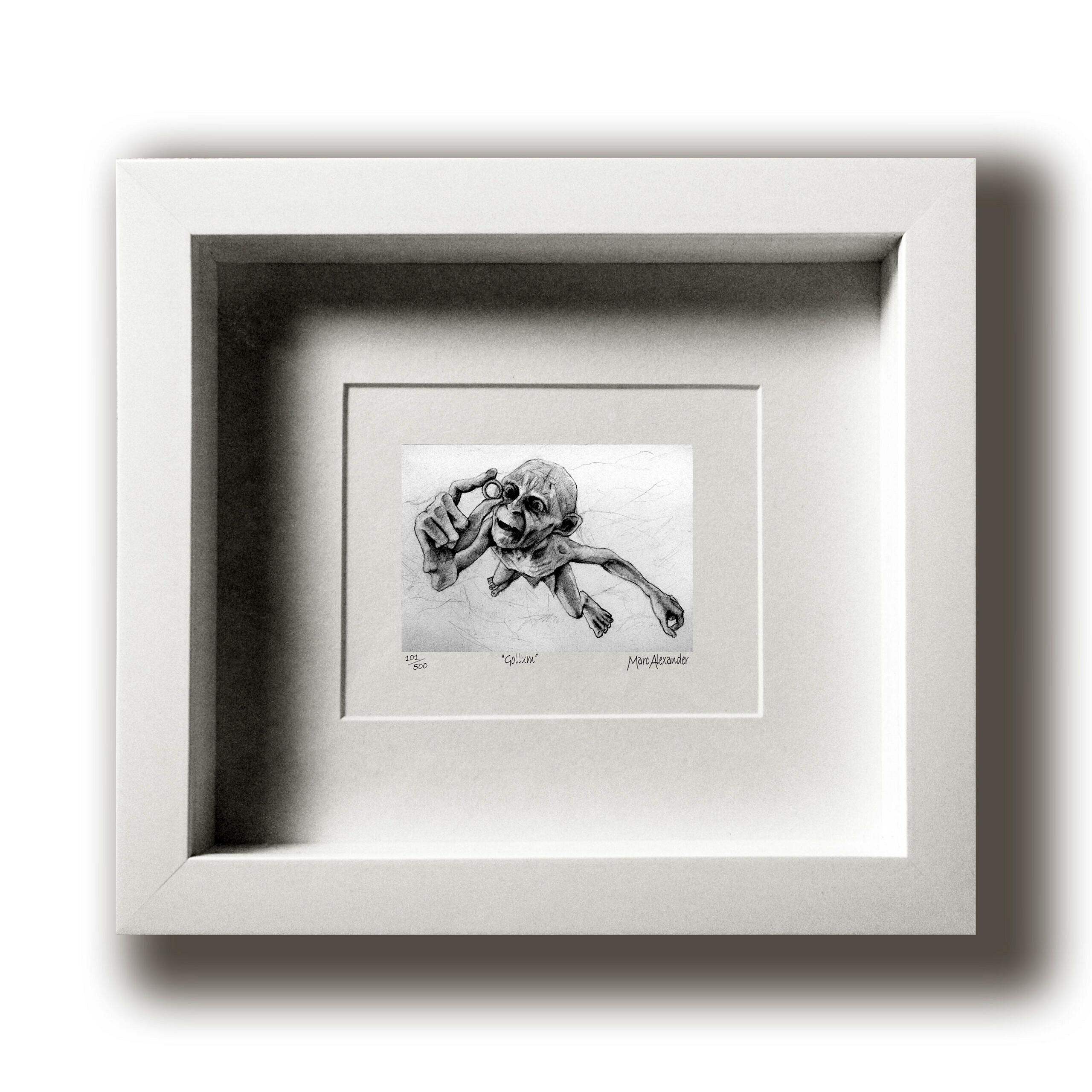 Marc Alexander | Gollum | Touch Series | Print Framed