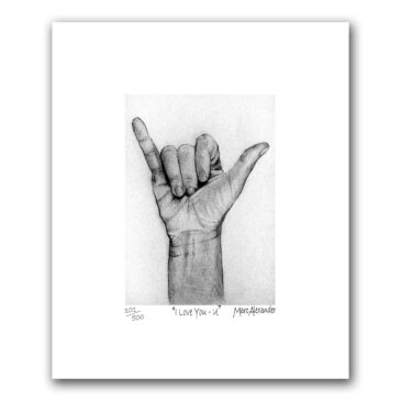 I Love You (Y) – Archival Print Unframed