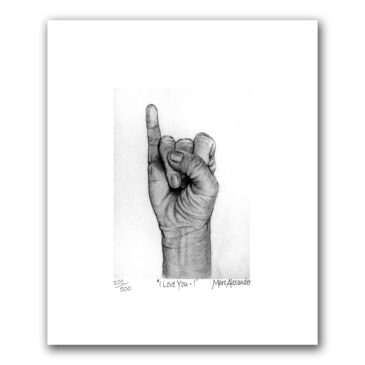I Love You (I) – Archival Print Unframed