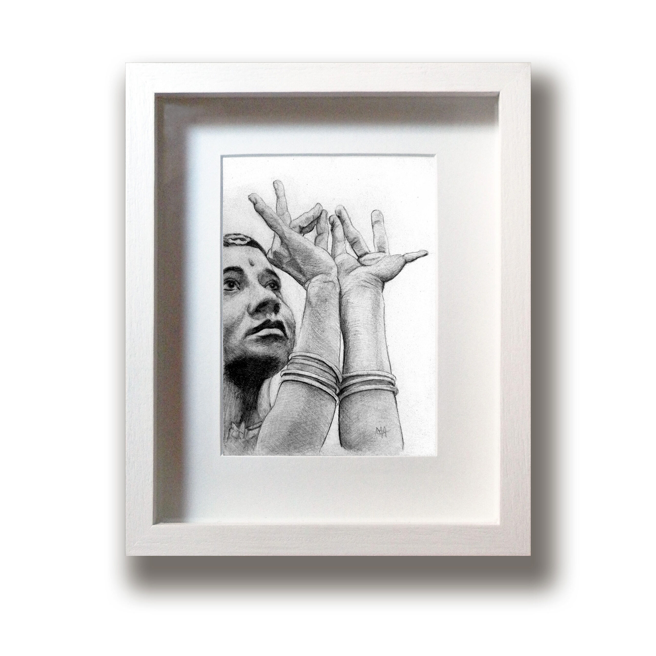 Marc Alexander | Indian Dancer | Touch Series | Original Framed