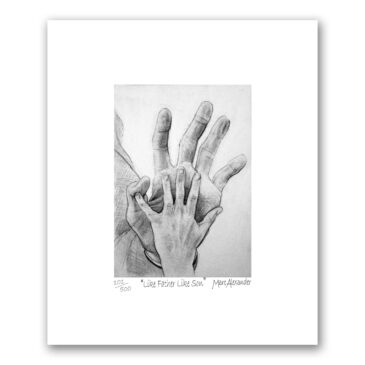 Like Father Like Son – Archival Print Unframed